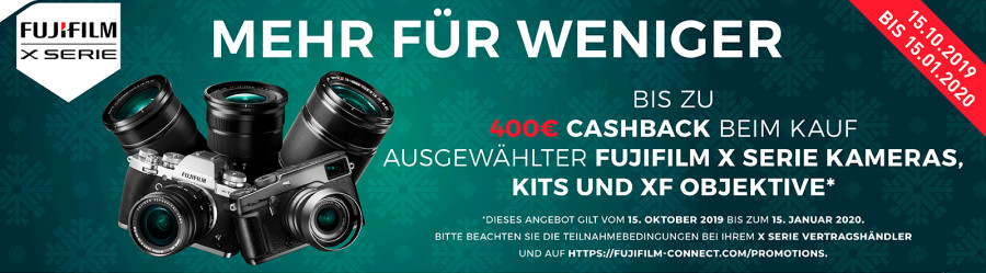 Fujifilm Winter Cashback 2019 (Abgelaufen)