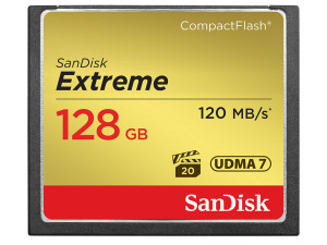 CF 128GB EXTREME, 120/85 MB/S