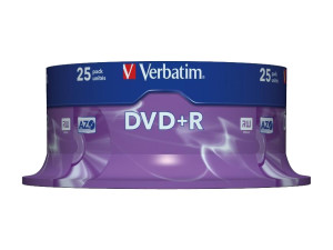 DVD+R 16x 4,7GB 25er Verbatim