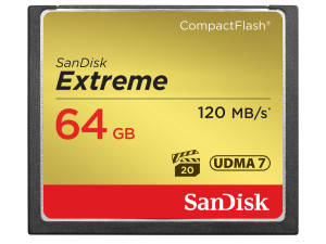CF 64GB EXTREME, 120/85 MB/S