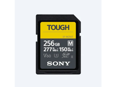 SDXC-Karte 256GB Cl10 UHS-II U3 V60 TOUGH, 277/150