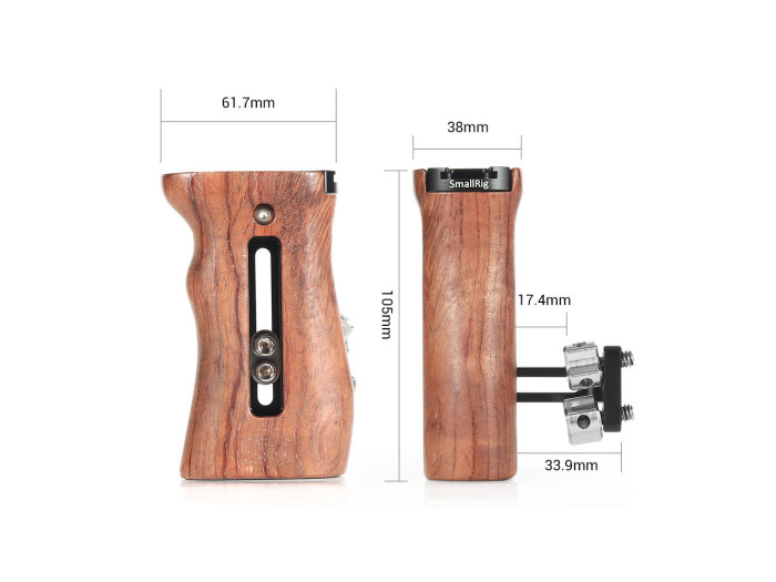 Smallrig 2093B Universeller Holzgriff justierbar