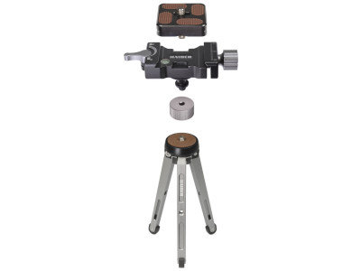 solid 3+ Mini-Stativ-SET mit 2fix Kugelneiger