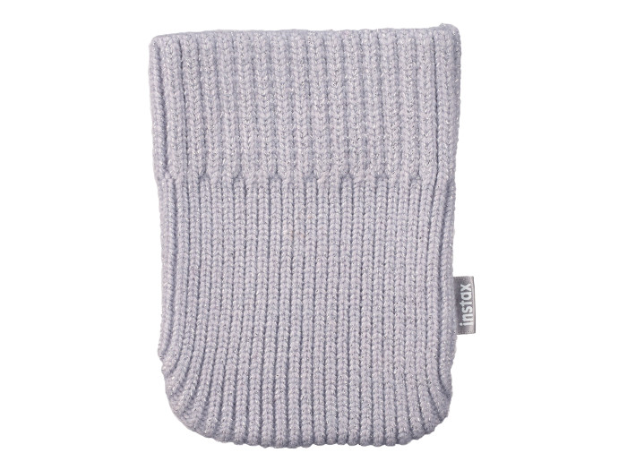 Fujifilm Instax Mini Link Socke white gestrickte Tasche Fujifilm Instax Mini Link Socke white gestrickte Tasche