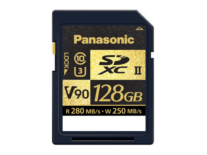 Panasonic GOLD 128GB SDXC-Karte UHS-II V90 280/250 MB/s