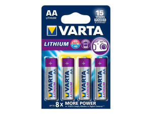 Batterie Prof. Lithium AA/4er