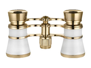 Fernglas 3x25 Glamour perlweiß