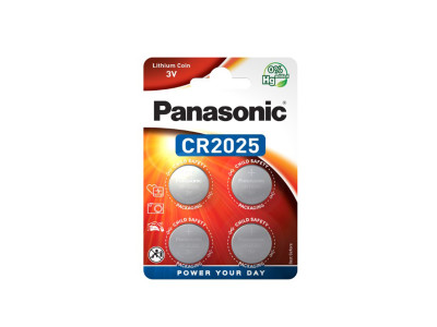 CR-2025 4er Blister Knopfzelle