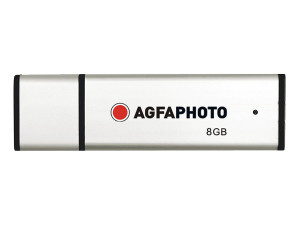 USB-Stick 8GB, USB 2.0 silber