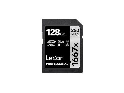 1667x SDXC 128GB, C10, U3, V60 Professional