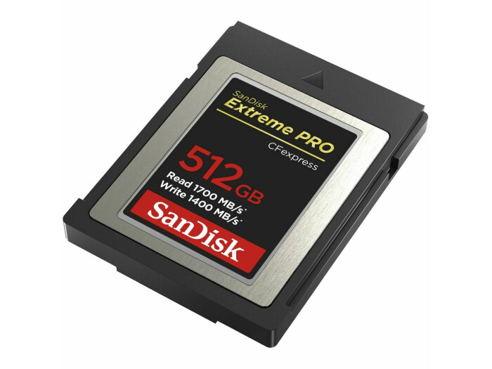 SanDisk 512GB CFexpress Extreme PRO Typ B, 1700/1400 MB/s