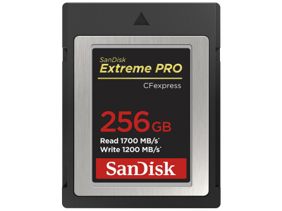 256GB CFexpress Extreme PRO Typ B, 1700/1200 MB/s