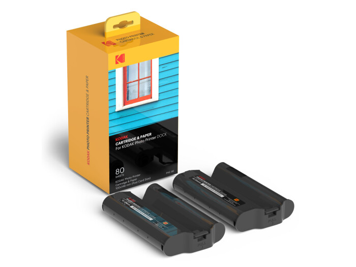 Kodak PHC-80 (4"x6") 100x148mm 2 Print-Kartuschen + 80