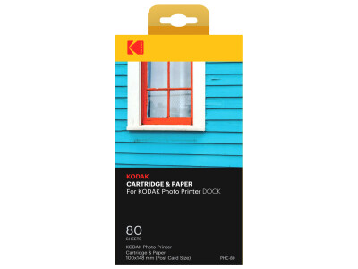 PHC-80 (4"x6") 100x148mm 2 Print-Kartuschen + 80