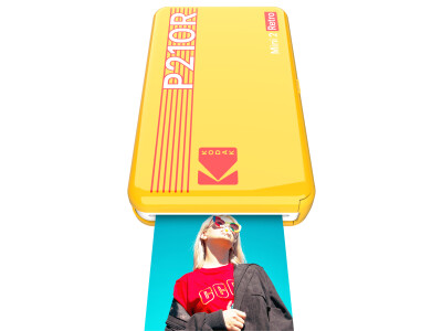 Mini 2 Plus Retro yellow 2,1"x3,4" wireless mobile