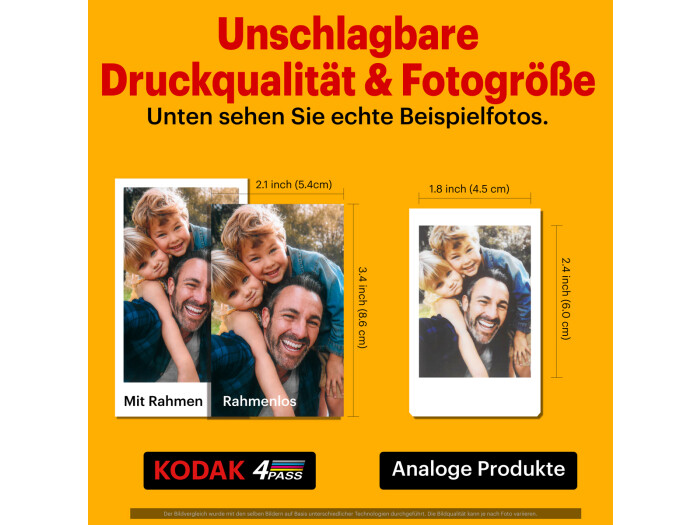 Kodak Mini 2 Plus Retro white 2,1"x 3,4" wireless mobile