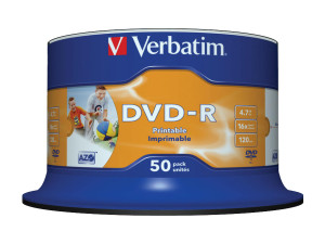 DVD-R 4,7GB Printable 50er Spindel