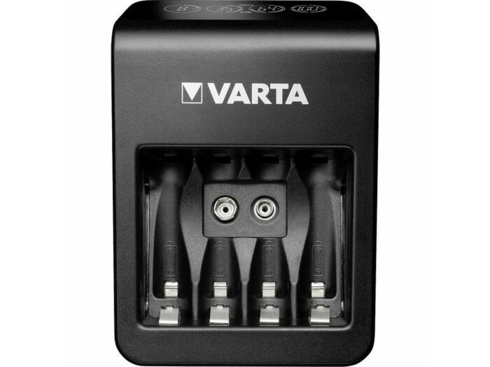 Varta LCD Plug Charger inkl. 4 AA/LR6 Mignon Power Akkus