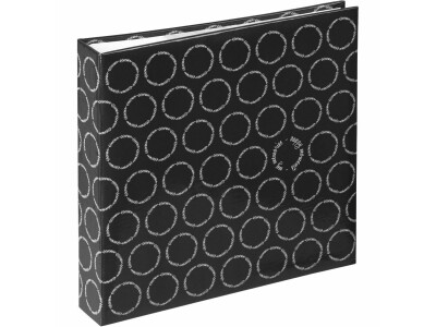 Jumbo-Album "Ivy" 30x30, 80 weiße Seiten schwarz