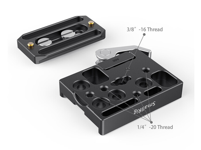 Smallrig 2144B Quick Release Clamp und Platte (Arca