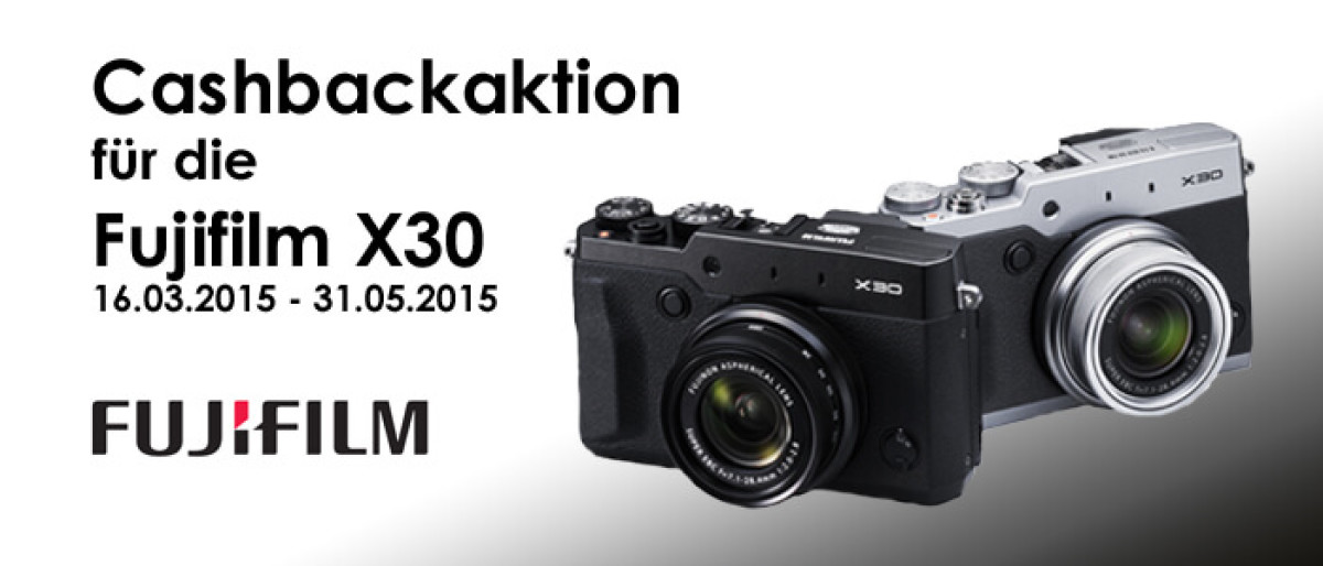 FUJIFILM Cashback-Aktion 16.03.2015 bis 31.05.2015