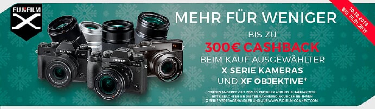 Fujifilm Winter Cashback 2018 (Abgelaufen)