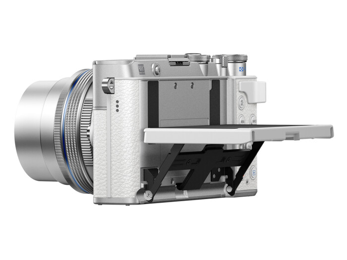 Olympus PEN E-P7 weiß + 14-42 mm EZ silber, Kamera-Kit