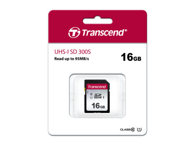 16GB SDHC-Karte 300S UHS-I U1 Cl10 95/45MB/s