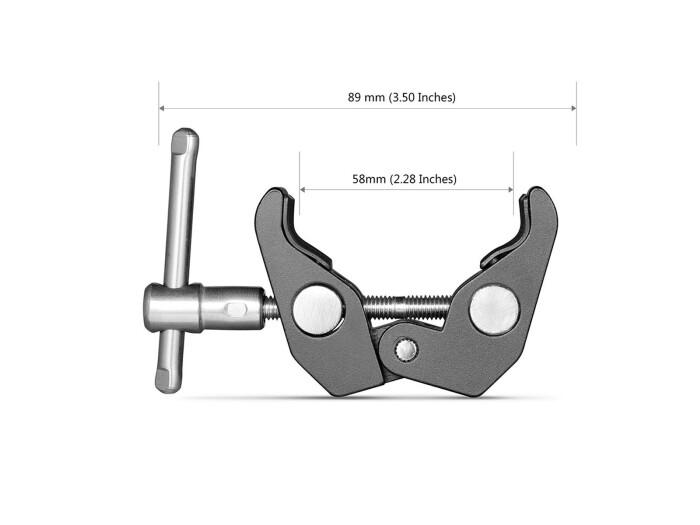 Smallrig 2058 Super Klemme mit 1/4" und 3/8" Gewinde (2