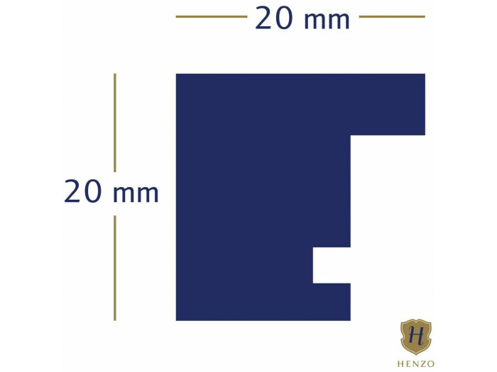 Henzo Rahmen Modern 15x15 cm weiss