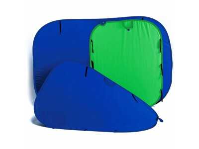 Chromakey grün 2,10 x 1,80 m Falthintergrund