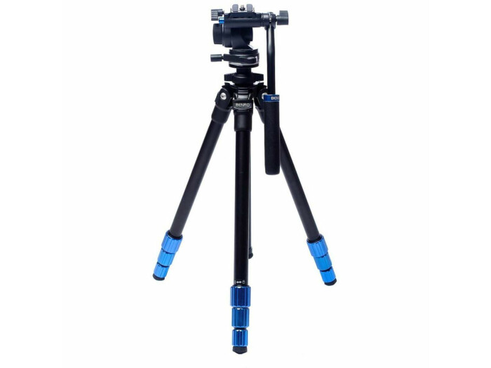 Benro Stativ Slim Video Alu m. 2-Wegeneiger S2CHS
