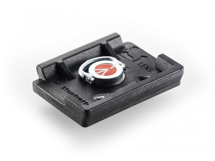 Manfrotto Polymer Schnellwechselplatte mit 1/4 Schraube