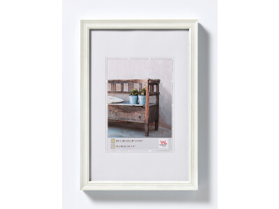 Bench Holzrahmen 018X024 cm, WEISS