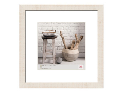 Rahmen Home 40x40 cremeweiss
