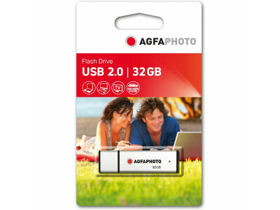 USB-Stick 32GB, USB 2.0 silber