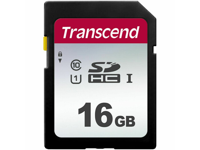 Transcend 16GB SDHC-Karte 300S UHS-I U1 Cl10 95/45MB/s