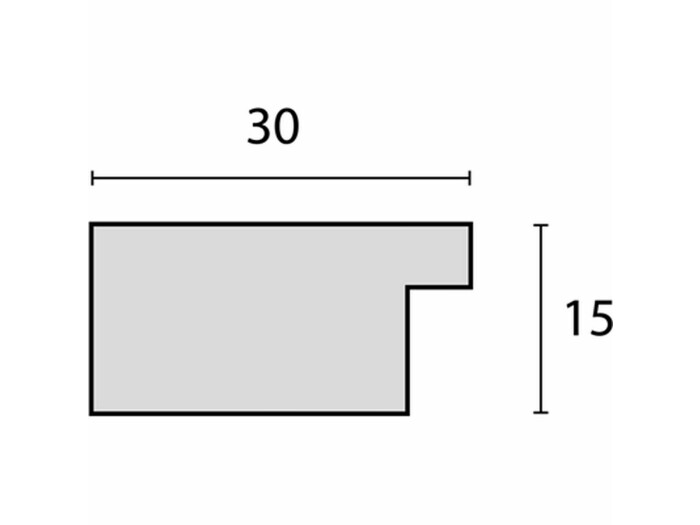 Zep Rahmen Nelson 1 schwarz 15x20