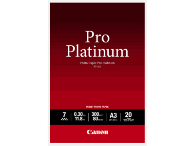 Papier PT 101 DIN A3 Platinum 20 Blatt