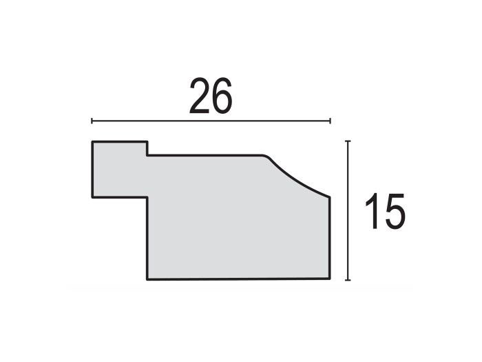 Zep Rahmen Perugia white 13x18