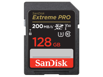 SD 128GB SDXC Extreme Pro 200MB/s