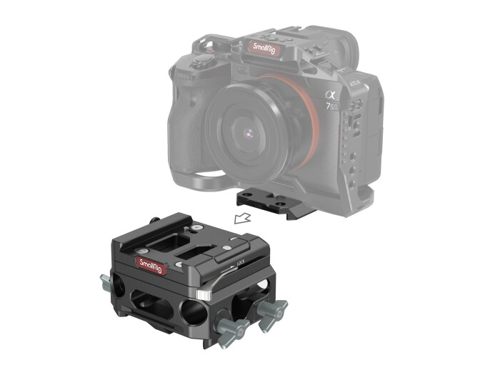 Smallrig 3067 Schnellwechselplatte mit dualer 15 mm Rod