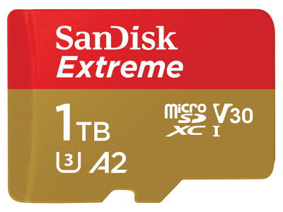 Extreme 1 TB microSDXC 190 MB/s UHS-I, C10, U3,
