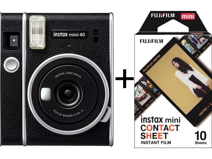 Fujifilm Instax Mini 40 Set inkl. Film 1x Instax mini Fujifilm Instax Mini 40 Set inkl. Film 1x Instax mini