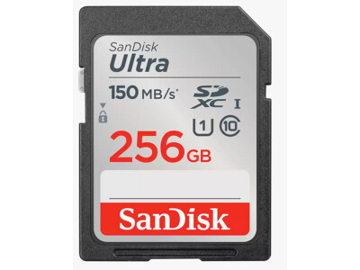 256GB SDXC-Karte Ultra UHS-1 150 MB/s
