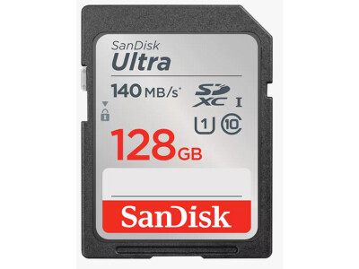 SD 128GB SDXC-Karte Ultra UHS-1 140 MB/s