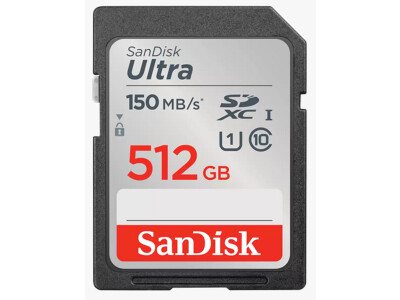 512GB SDXC Karte UHS-1 150MB/s