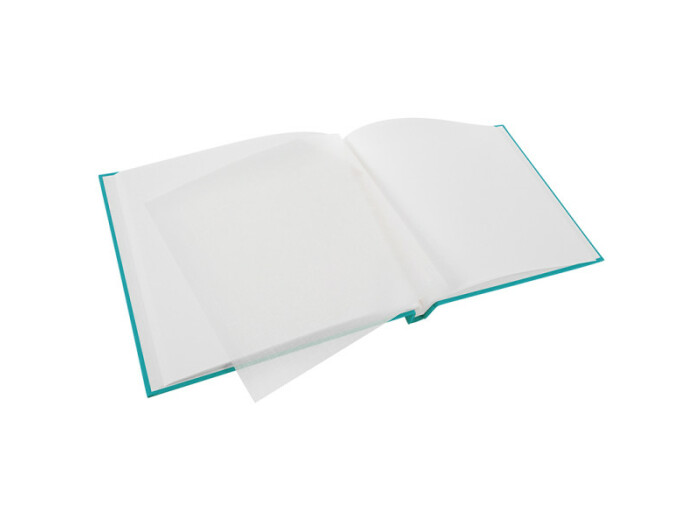 Goldbuch Bella Vista 39x31 cm, türkis mit 40 weißen