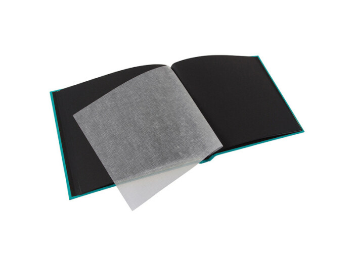 Goldbuch Bella Vista 39x31 cm, türkis mit 40 schwarzen