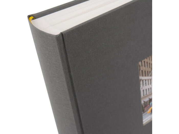 Goldbuch Bella Vista grau, 30x31 cm 100 weiße Seiten,